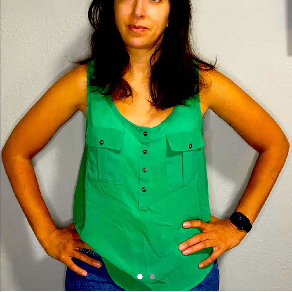 Green forever 21 tank